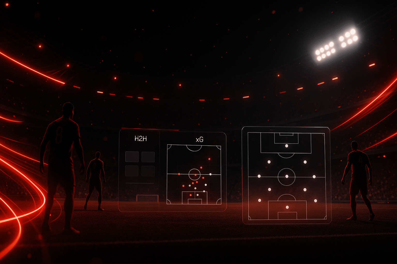 ภาพประกอบเช็กฟอร์ม H2H xG และไลน์อัป—หัวใจของ วิเคราะห์บอล คืนนี้สถิติ สำหรับการแทงบอลคืนนี้